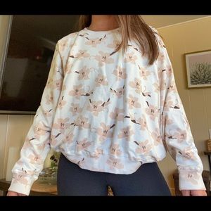 Acacia washed aloha crewneck